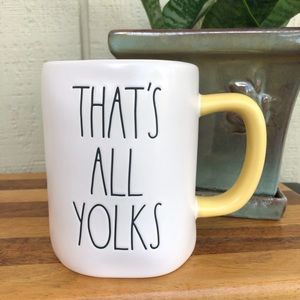 Rae Dunn THAT’S ALL YOLKS mug